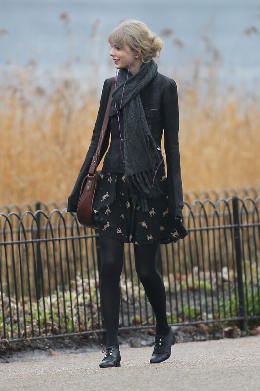 woman walking in park