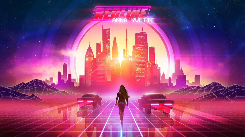 Woman Walking on Grid — Pink