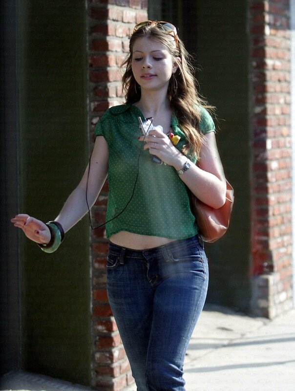 woman walking on street