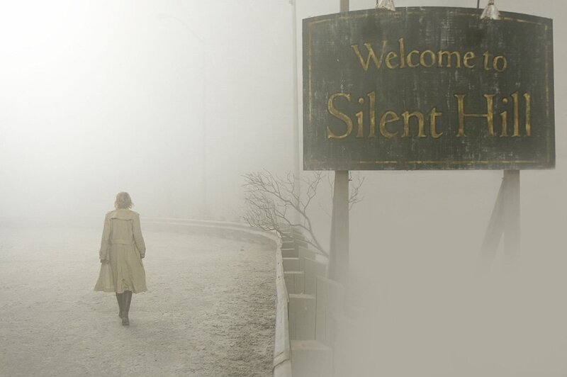 Woman walking to Silent Hill