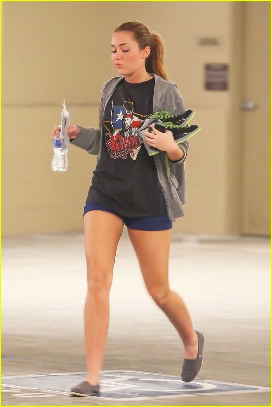 woman walking with shoes