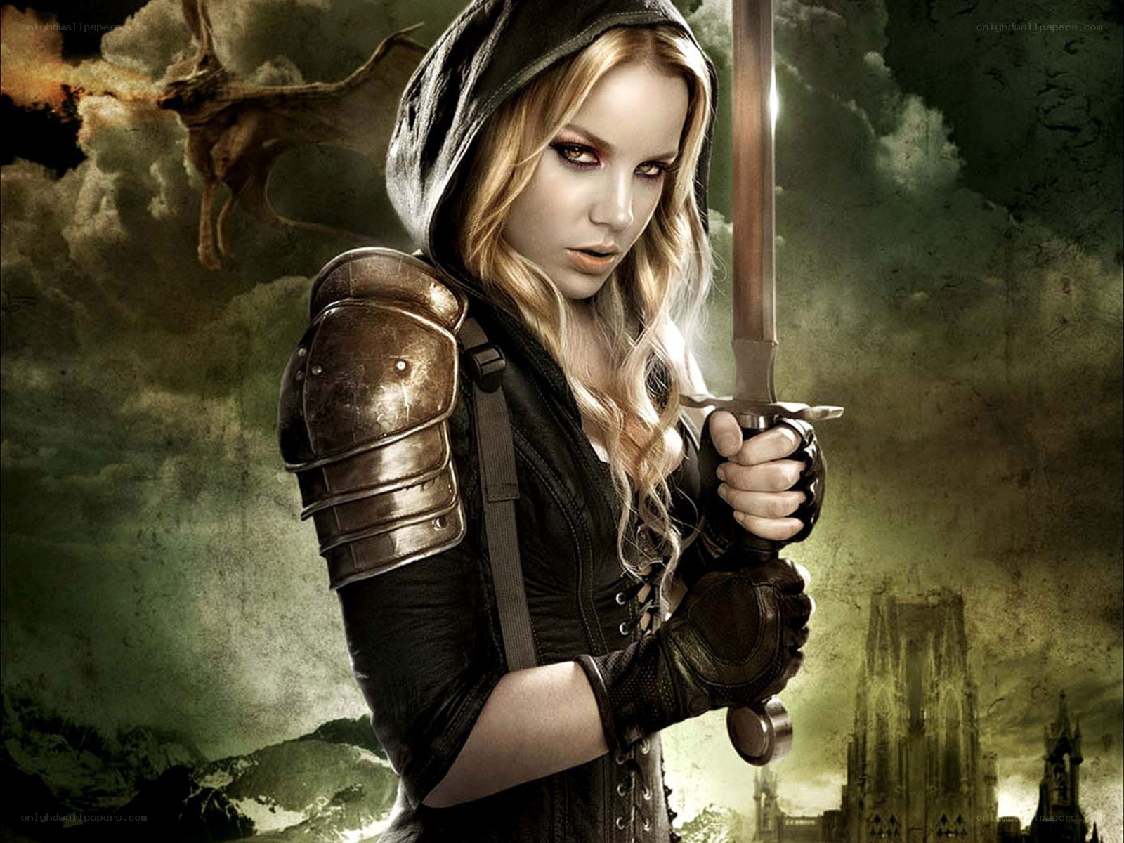 woman warrior with sword