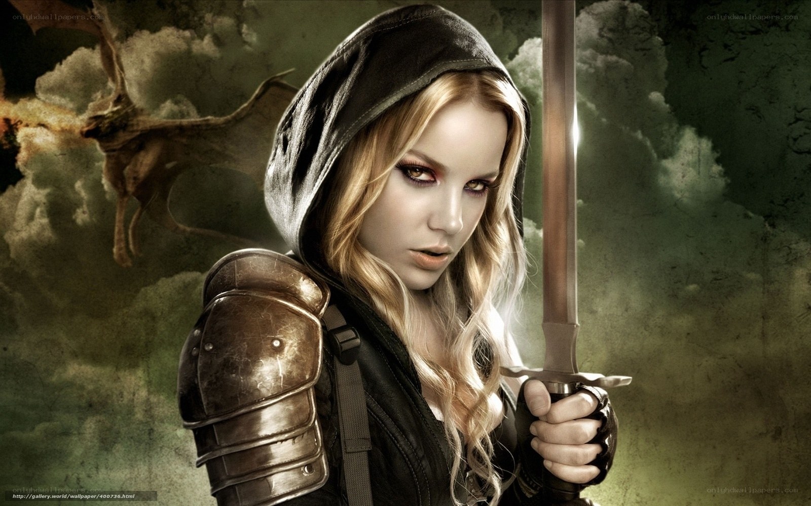 woman warrior with sword