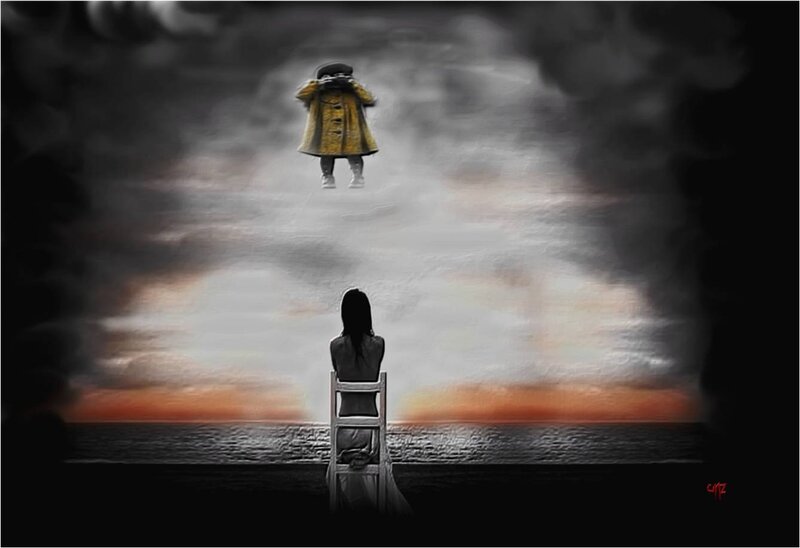 Woman Watching Child