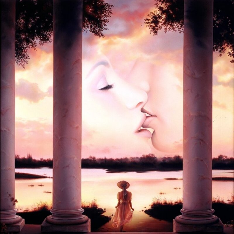 Woman Watching Sunset