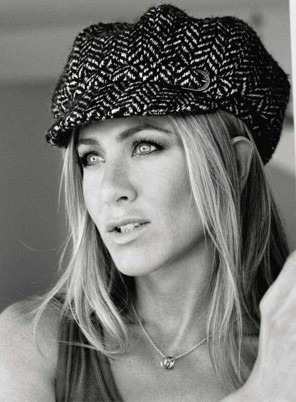 woman wearing a tweed cap
