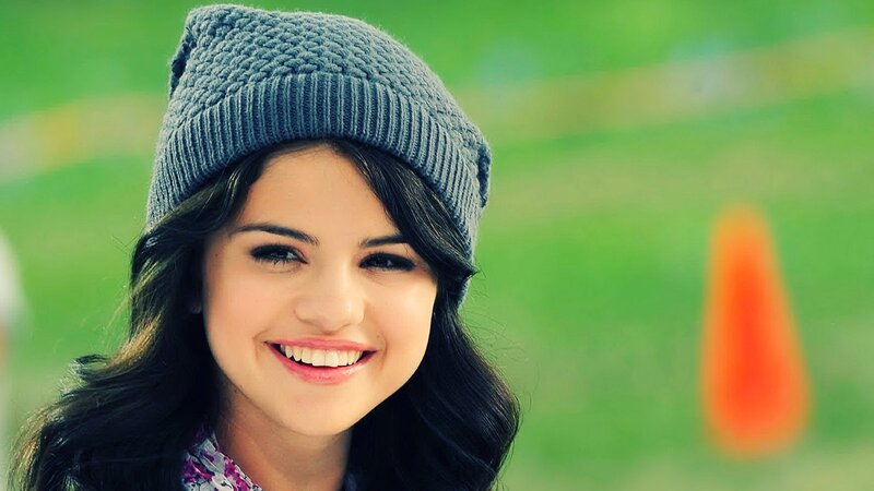 Woman Wearing Beanie — Green