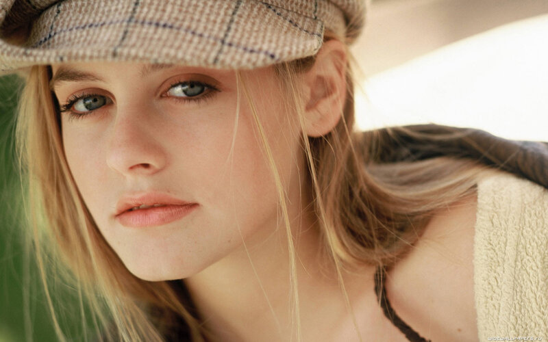 Woman Wearing Cap — Beige