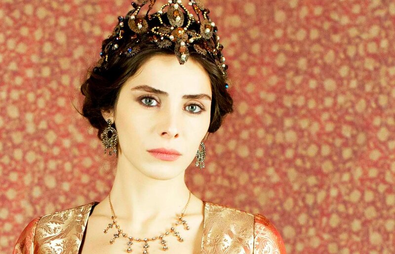 Woman Wearing Crown — Gold