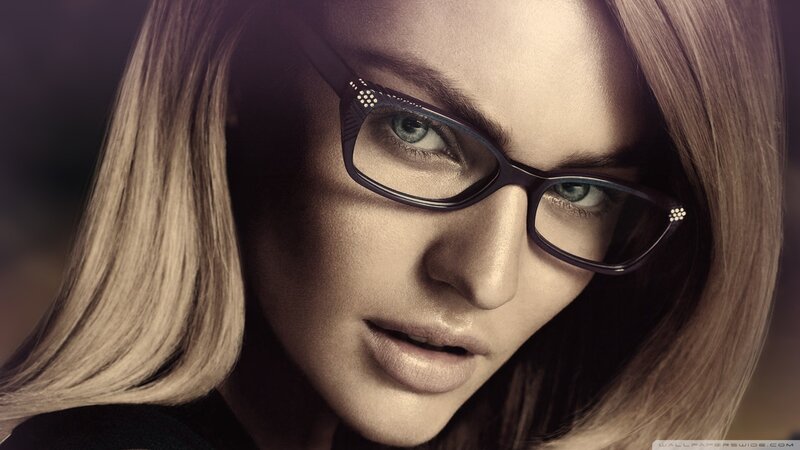 woman wearing glasses