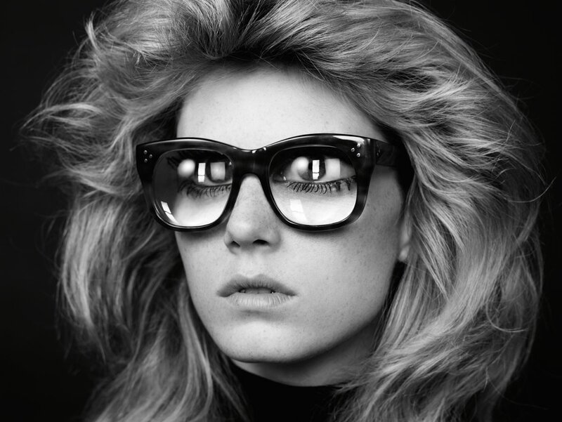 woman wearing glasses