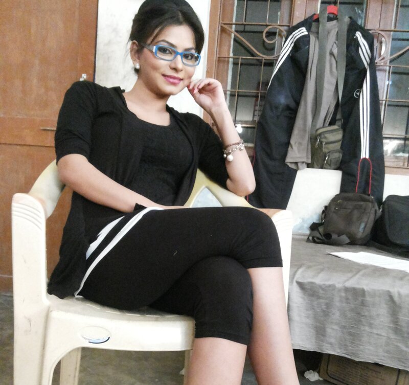 Woman Wearing Glasses — Black, Neutral