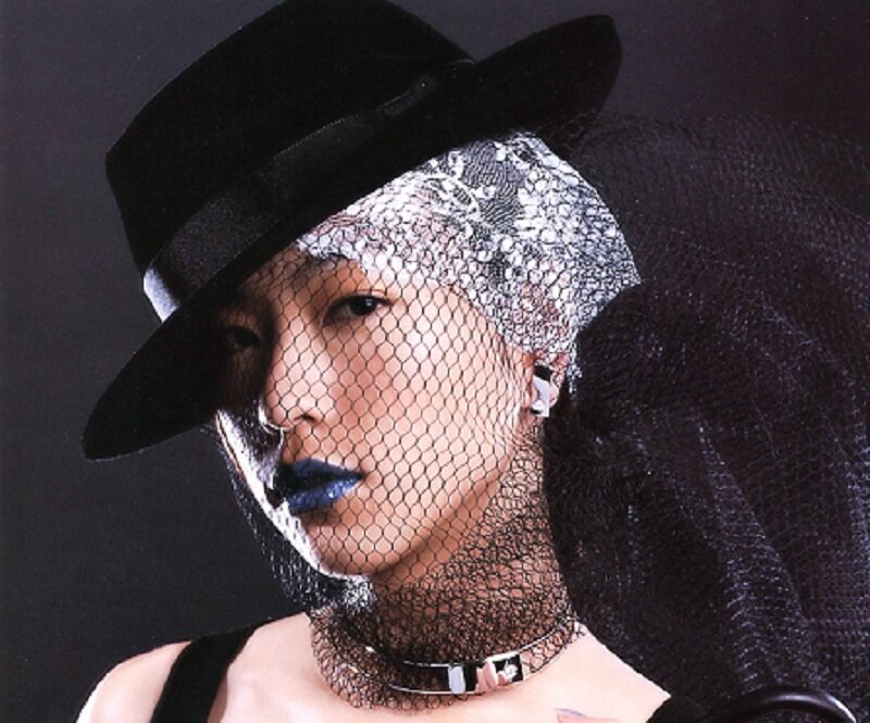 Woman Wearing Hat and Veil