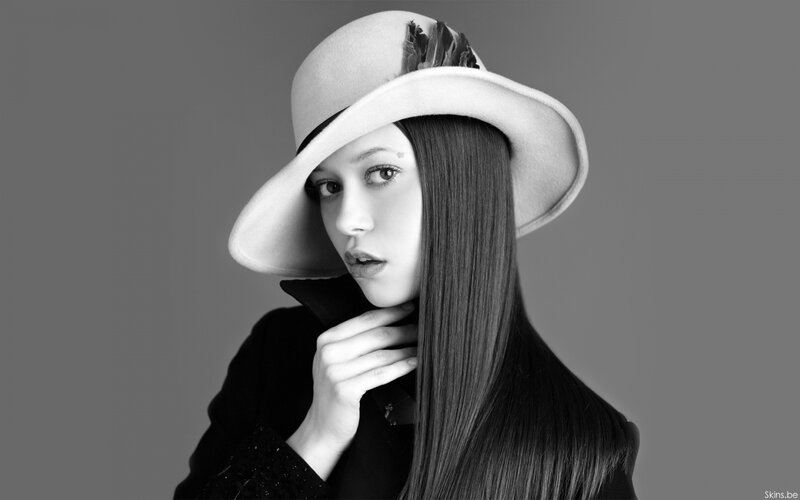 Woman Wearing Hat — Black, Dramatic, Photograph, Coat