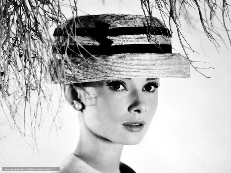 Woman Wearing Hat — Black, Serene