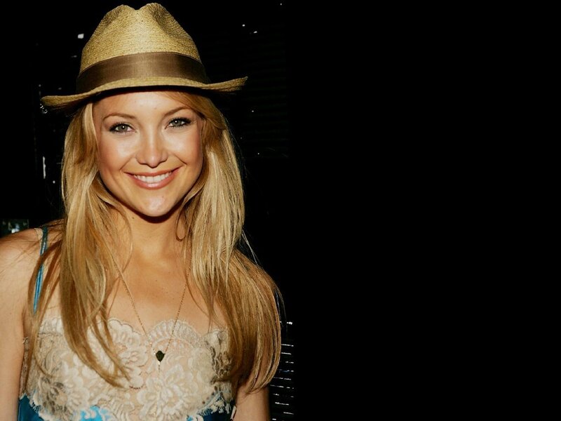 Woman Wearing Hat — Black, Smiling