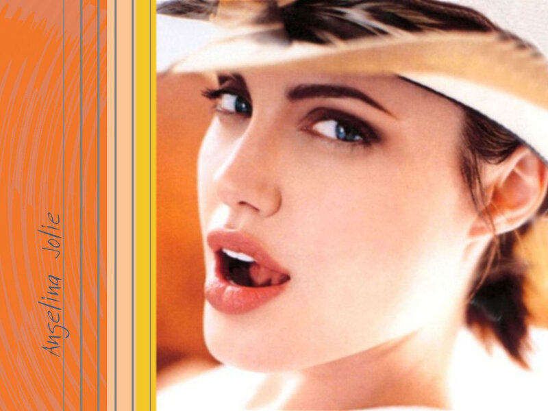 Woman Wearing Hat — Orange, Bright, Warm