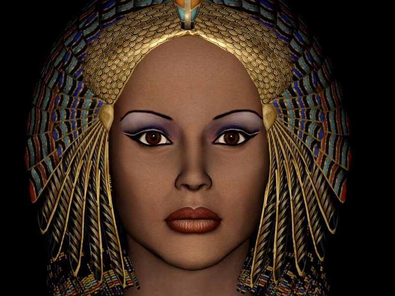 Woman Wearing Headdress