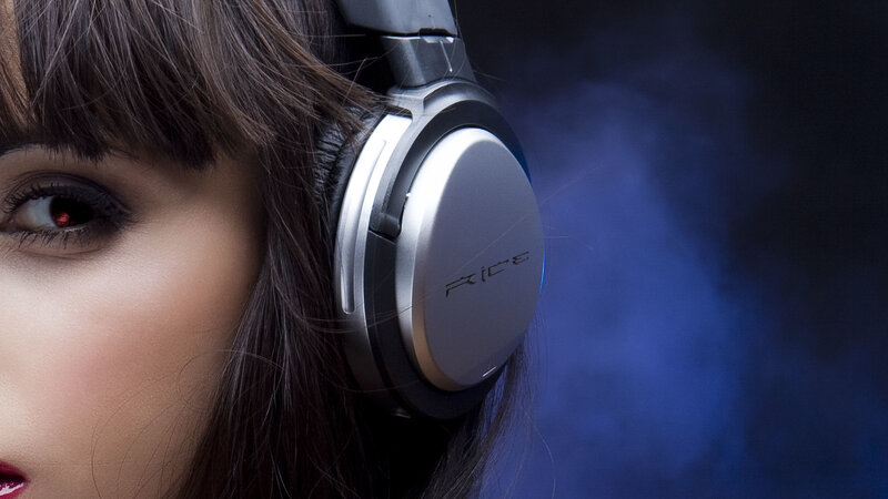 woman wearing headphones