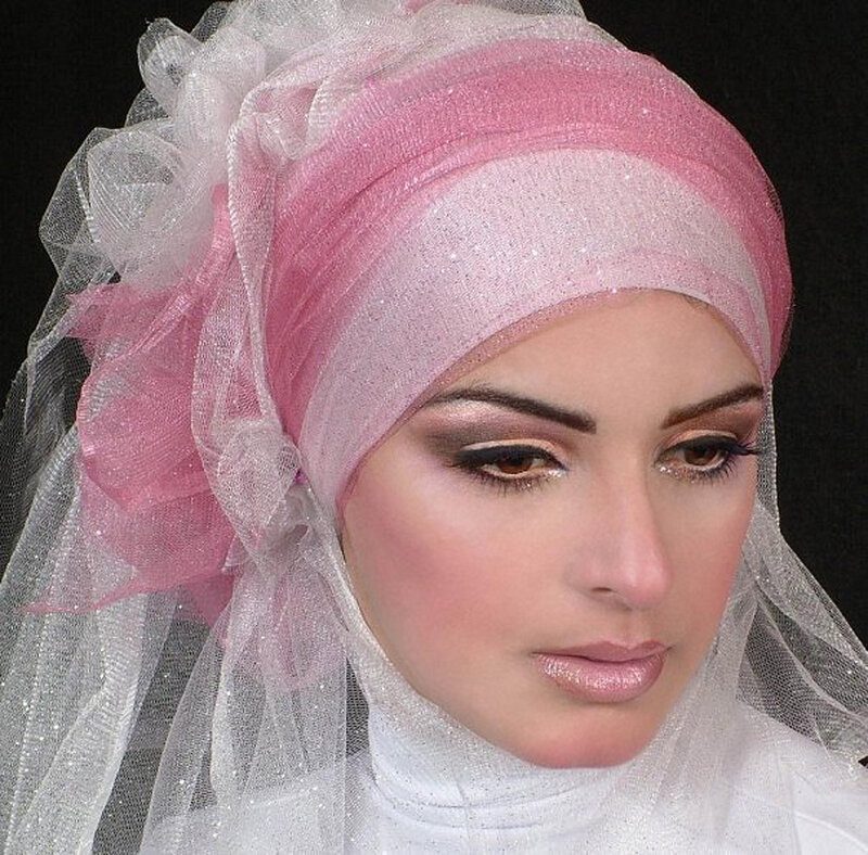 Woman Wearing Hijab — Pink
