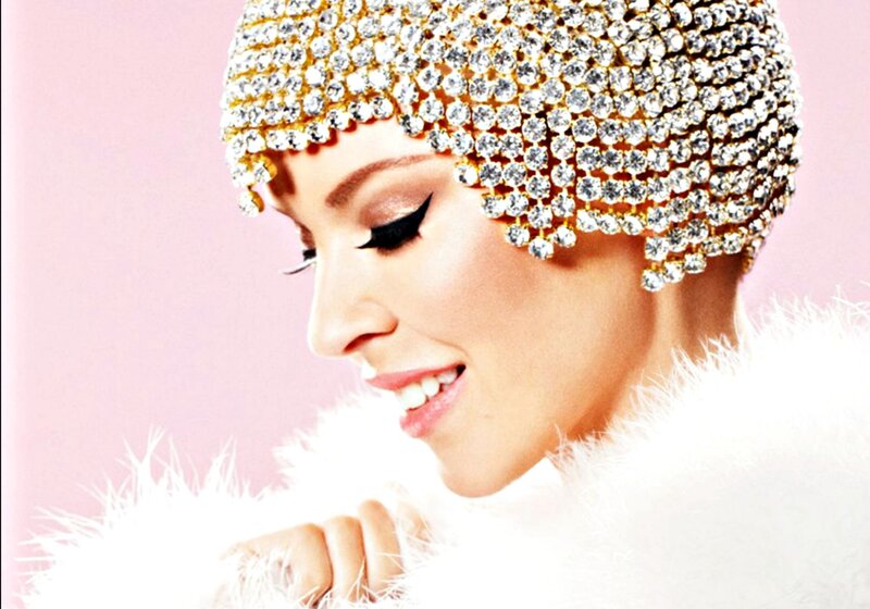 Woman Wearing Jeweled Hat