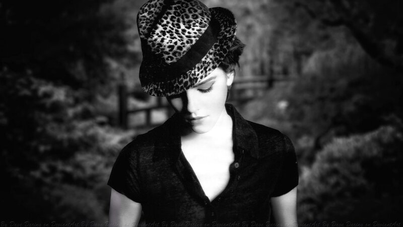 Woman Wearing Leopard Hat