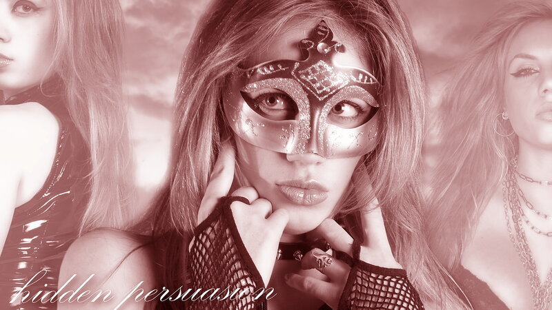Woman Wearing Mask — Red