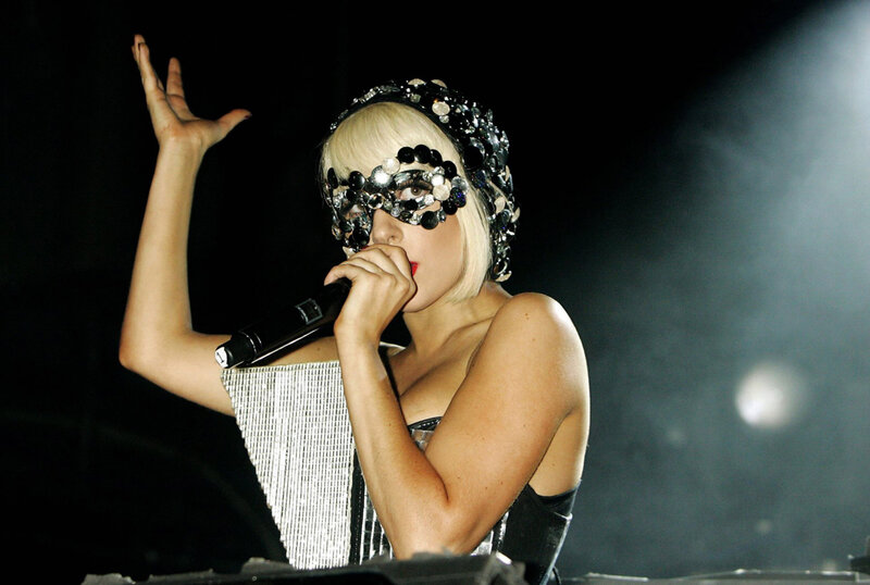 Woman Wearing Mask Singing