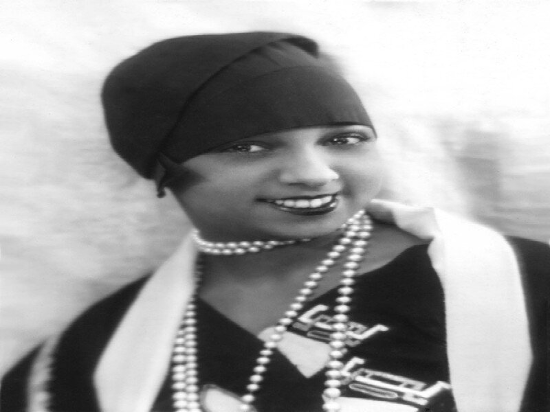 Woman Wearing Pearls