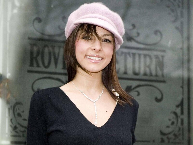 Woman Wearing Pink Hat — Black