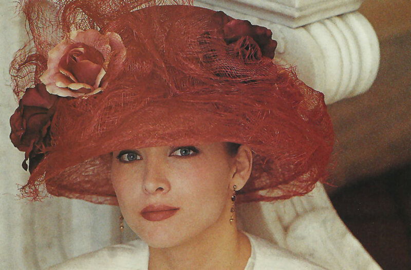 Woman Wearing Red Hat — Formal