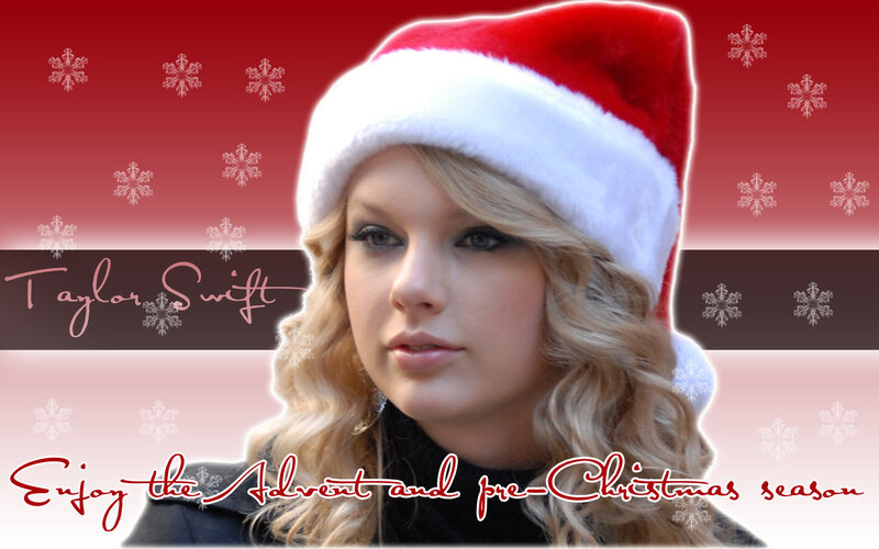 Woman Wearing Santa Hat — Red, Festive