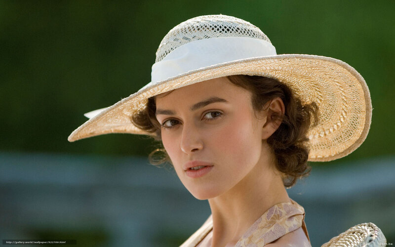 Woman Wearing Straw Hat — White, Calm