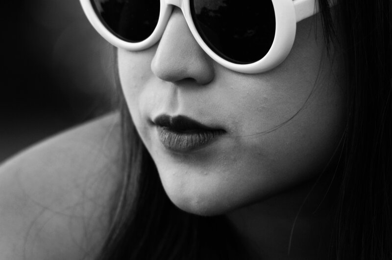woman wearing sunglasses
