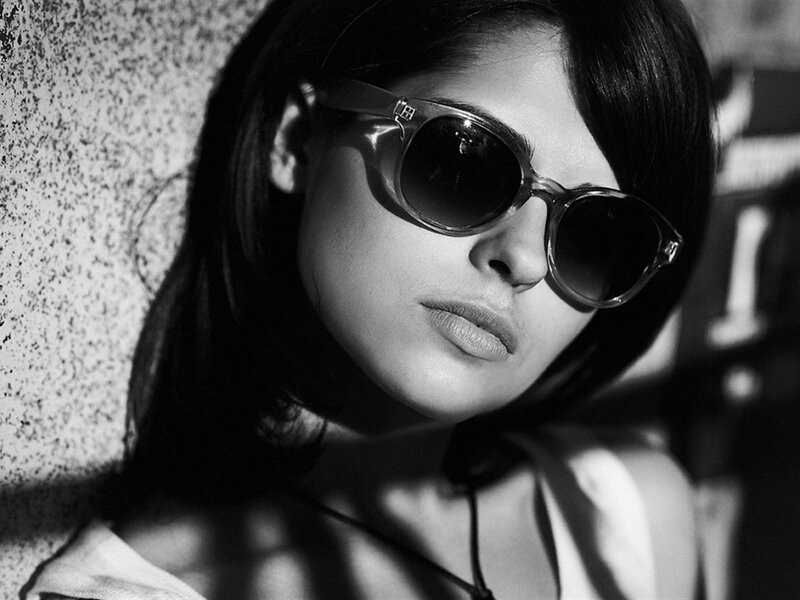 Woman Wearing Sunglasses — Black, Dramatic, Photograph, Wall