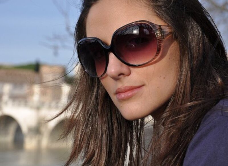 woman wearing sunglasses outdoors