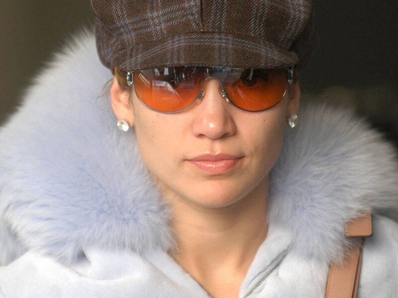 Woman Wearing Sunglasses — White, Neutral