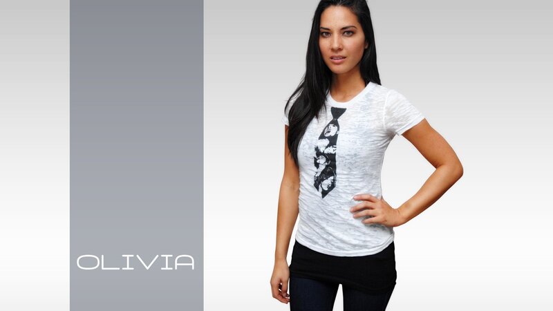Woman Wearing T-shirt — White, Confident, Photograph