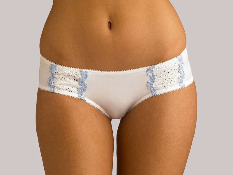 woman wearing white underwear