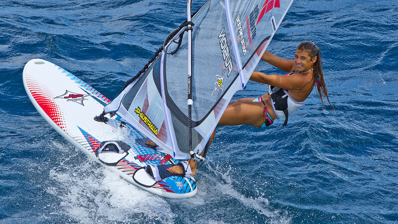 Woman Windsurfing