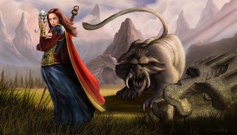 Woman with a Beast