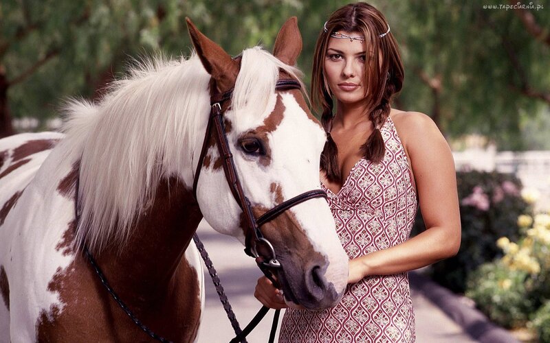 woman with a horse