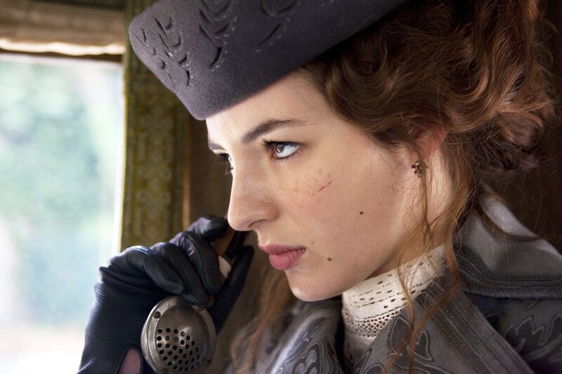 woman with a phone