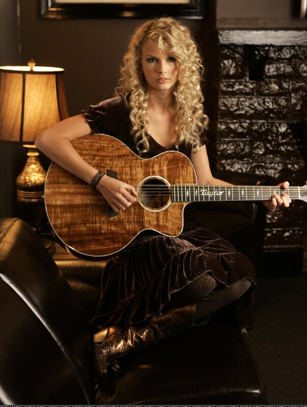 woman with acoustic guitar