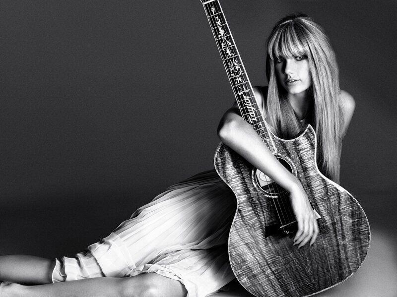 woman with acoustic guitar