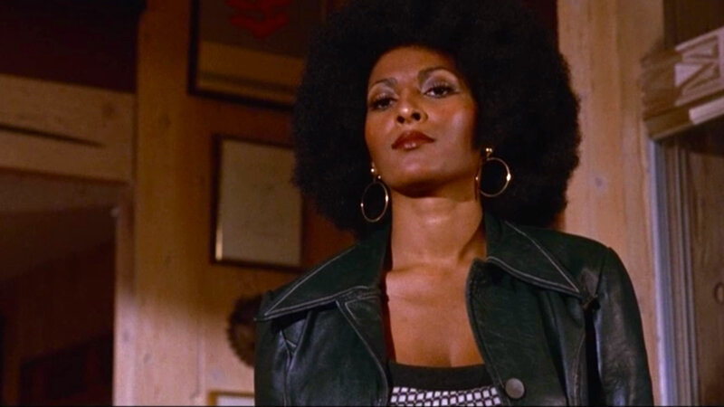 Woman with Afro Hairstyle — Black