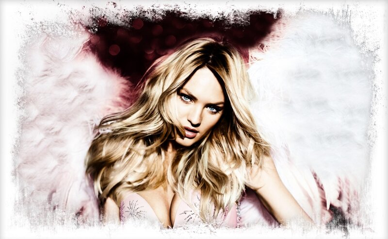 woman with angel wings