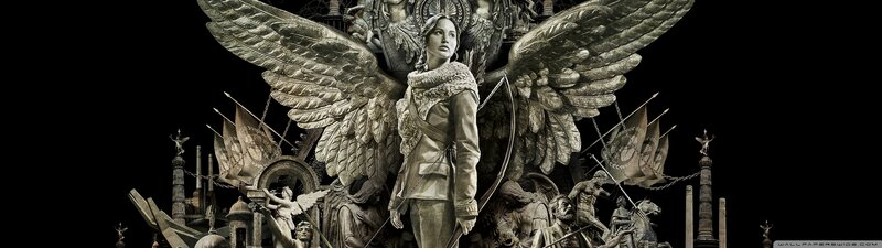 Woman with Angel Wings — Black, Dramatic, Illustration