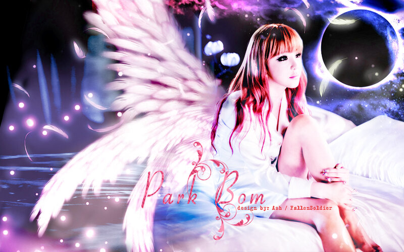 Woman with Angel Wings — Purple, Dreamy, Night