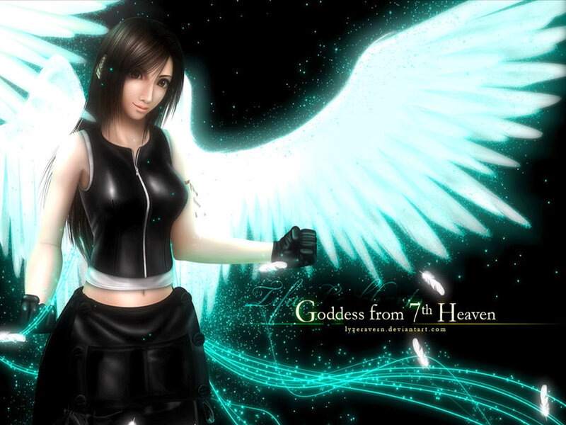 Woman with Angel Wings — Teal